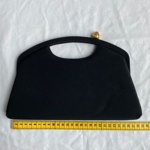 Vintage black clutch